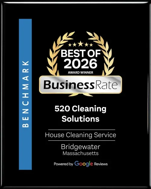 Premio BusinessRate Best of 2026, servicio de limpieza residencial, Bridgewater, Massachusetts